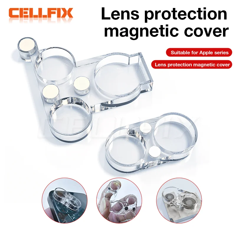

YCS Camera Lens Cover Magnetic Protector For iPhone 16/15/14/13 Rear Camera Protection During Soldering Repair Shield Tools