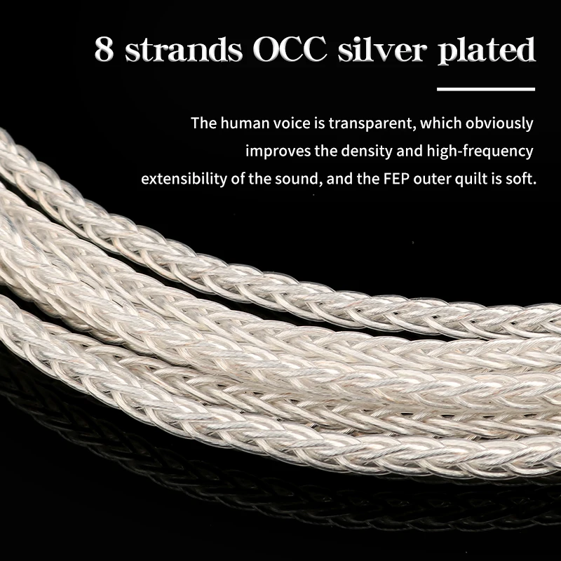 OCC الفضة مطلي 3.5 مللي متر كابل مساعد للهاتف مكبر صوت للسيارة سماعات رأس للكمبيوتر مكبر للصوت DAP الصوت خط