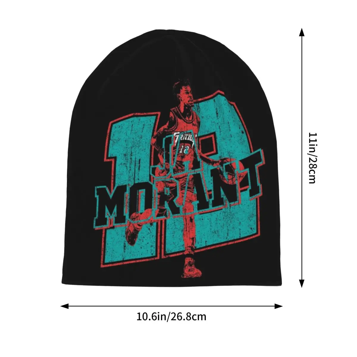 Ja Morant للجنسين الكبار بيني قبعات الحياكة بونيه قبعة دافئة أزياء الخريف الشتاء في الهواء الطلق Skullies القبعات