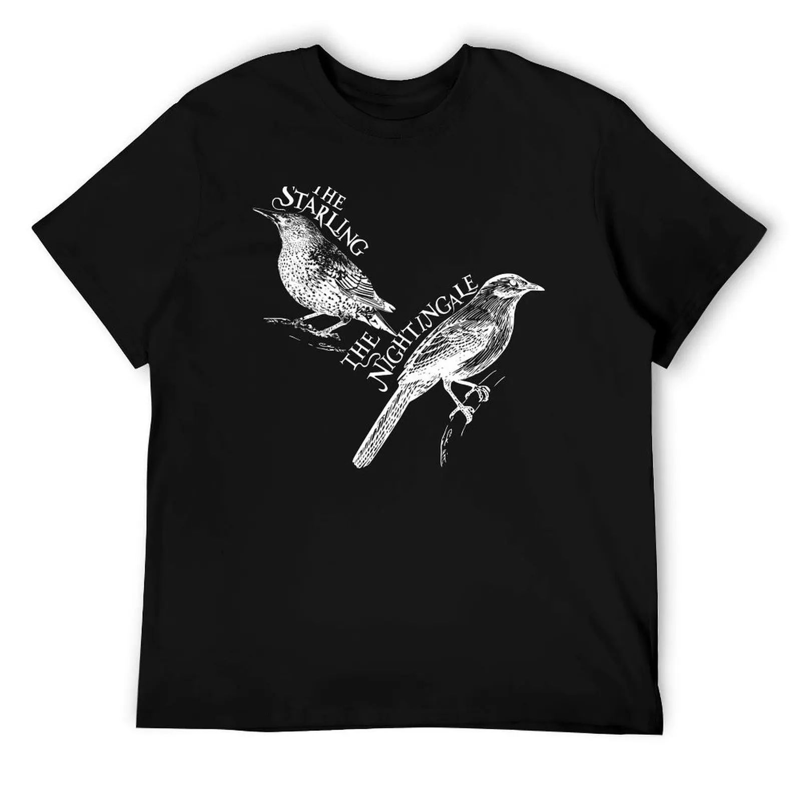 

Nightingale and Starling T-Shirt man t shirts high quality luxury brand t shirts for man cotton T-Shirt
