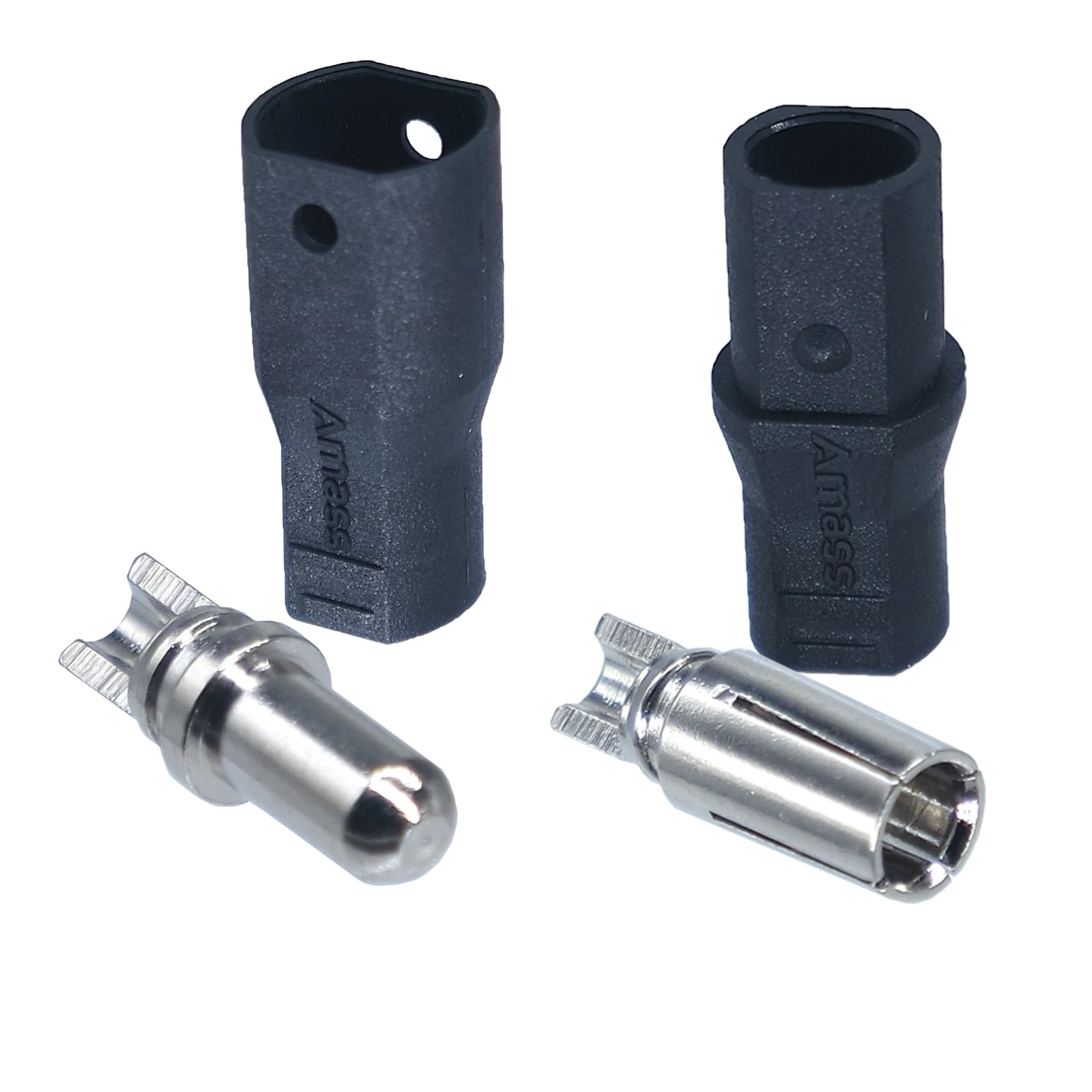 SH4.0U Single-Pole 4mm Banana Plug, Single-Pole Male-Female Mating Connector, High-Current Drone Lithium-Ion Battery Connector