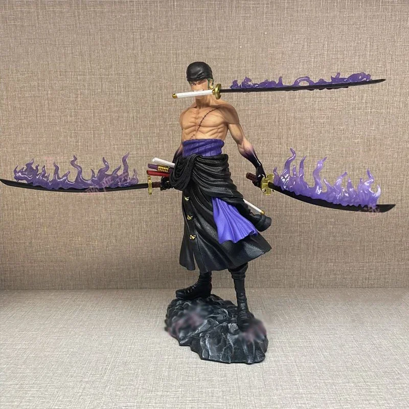 

Аниме One Piece Zoro фигурки Gk Roronoa Zoro экшн-фигурки девять ножей Flow Shura аниме модель из ПВХ периферийные коллекционные игрушки