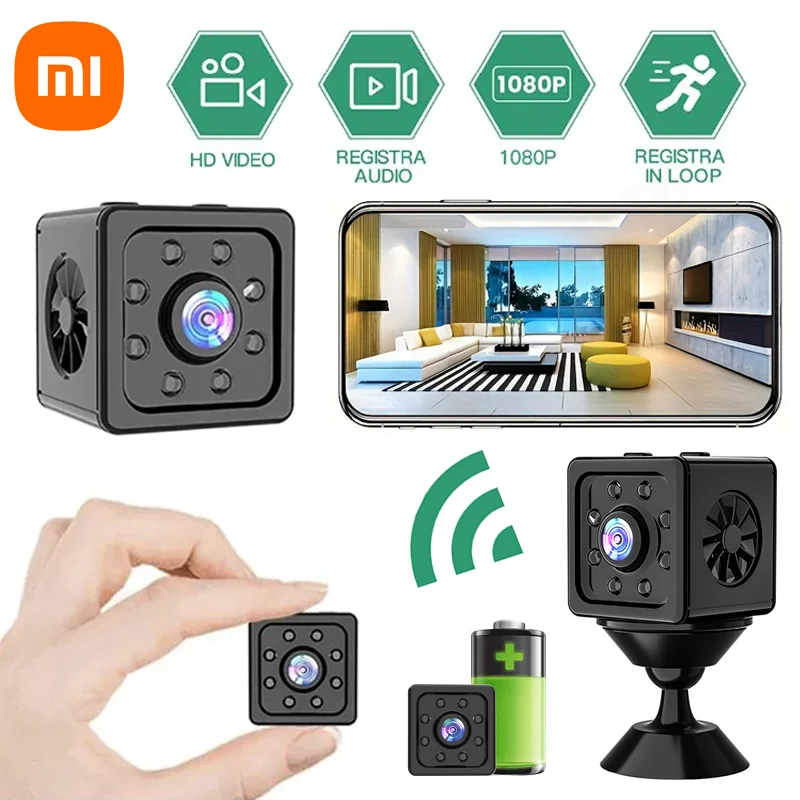 Xiaomi DK13 Mini Wifi Camera 1080p Mobile Monitoring Infrared Night Vision Remote Monitor Security Surveillance Home Camcorder