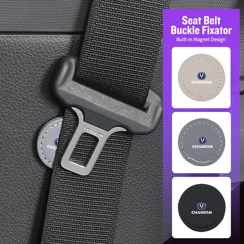Car Seatbelt Stabilizer Belt Shock Absorber Buckle Holder Accessories For Changan CS75 CS35 CS15 CS55 CS95 CS85 CX70 EADO CX20