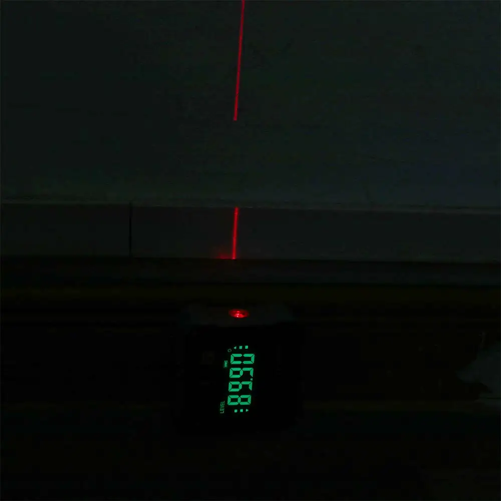 Four Sided Display Angle Gauge Magnetic Suction Digital Display Level Protractor Inclinometer Accurate Compact Tilt Angle Box