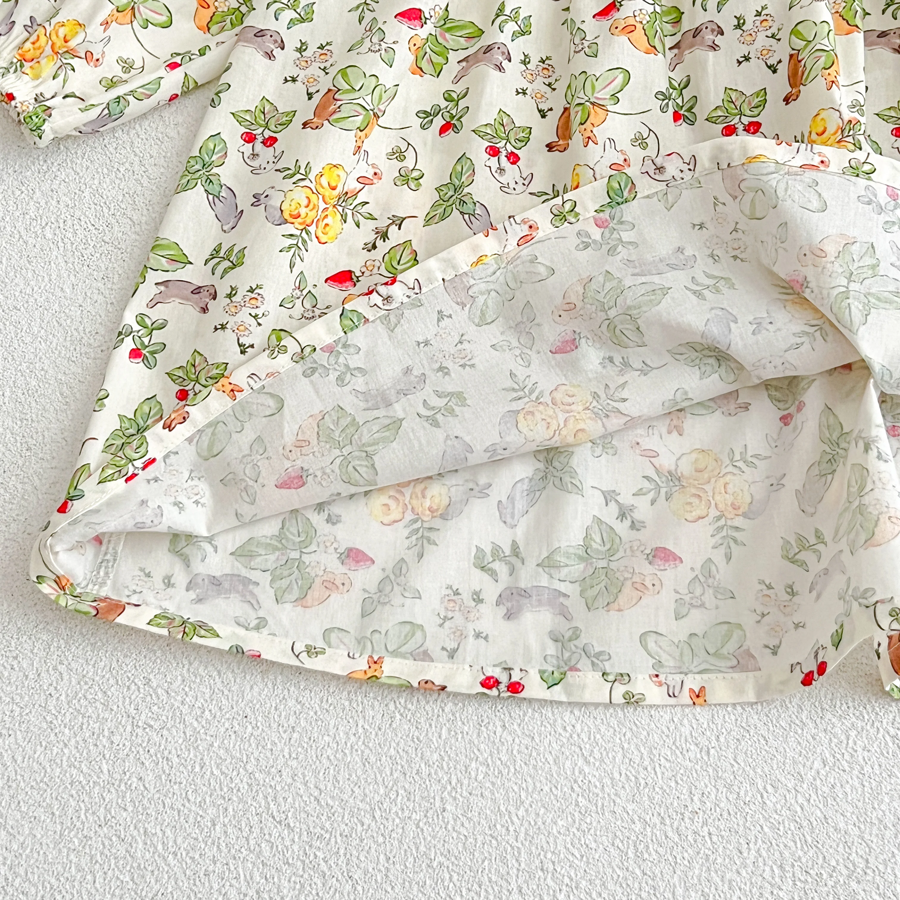 Familien look Frühling Blumen kleid Baby Mädchen bestickt Pandora Kragen Baumwoll kleid Baby Mädchen Blumen Bodysuit Schwestern Look Kleidung – Detail 18