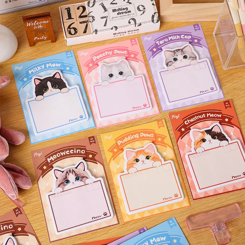 36 قطعة/الوحدة Kawaii القط مذكرة الوسادة الإبداعية N مرات القرطاسية التسمية المفكرة المرجعية آخر اللوازم المدرسية #1