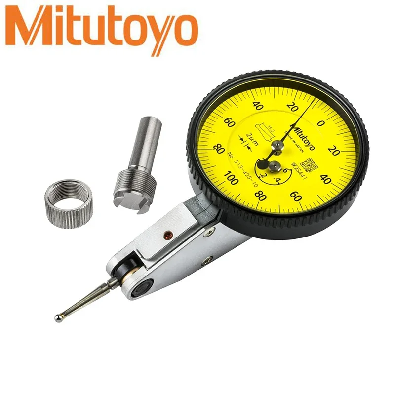 Mitutoyo Japan Dial Test Indicators Range 0.6mm Graduation 0.002mm 0-100-0,513-425-10E