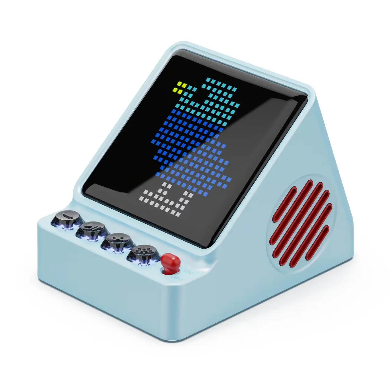 HYS-212 PIXEL ART BT Speaker clock Computer Speakers Led Display screen Wireless Portable desktop relaxing music player fun
