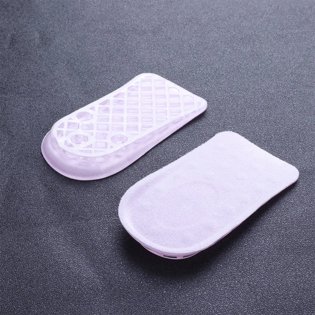 1Pair Height Enhancing Insoles Tpr Soft Arch Support Shoe Pads Lift Inserts for Dress Shoes Casual Boots Increase Height
