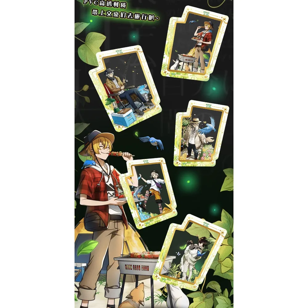 Bungo Stray Dogs Collection Card Divertente Concerto Smalto Carta Bel Personaggio Nakahara Chuuya Ryunosuke Akutagawa Regalo Creativo