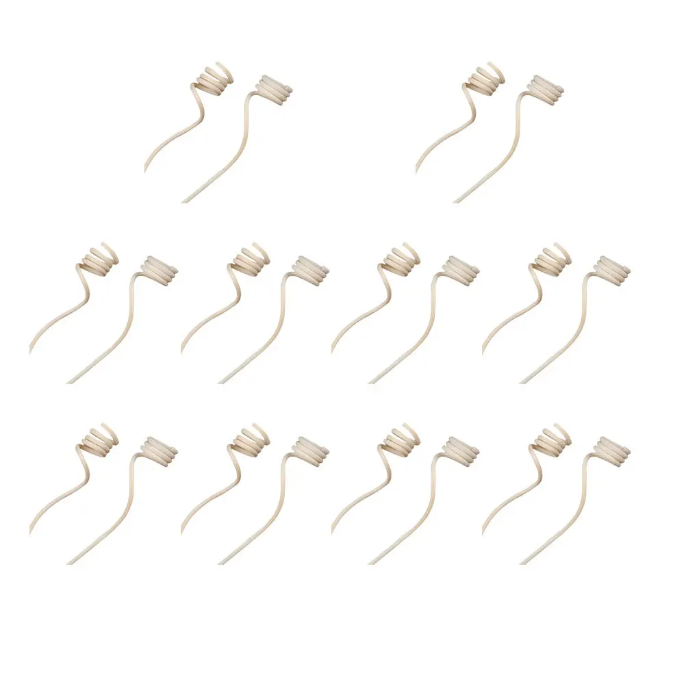 20Pcs Natural Rattan Reed Sticks Spiral Head Roll 25cm Essential Oil Diffuser Replacement for Home Aroma Diffuser Sticks