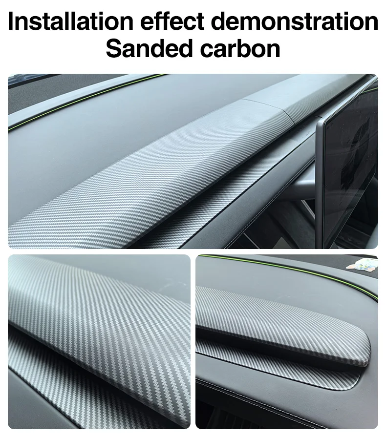 Für Tesla Model 3 Highland Armaturenbrett-Abdeckung Model Y Juniper Model Y L 2025 ABS-Verkleidungsleiste Split-Streifen-Abdeckung Innenraum-Zubehör – Detail 10