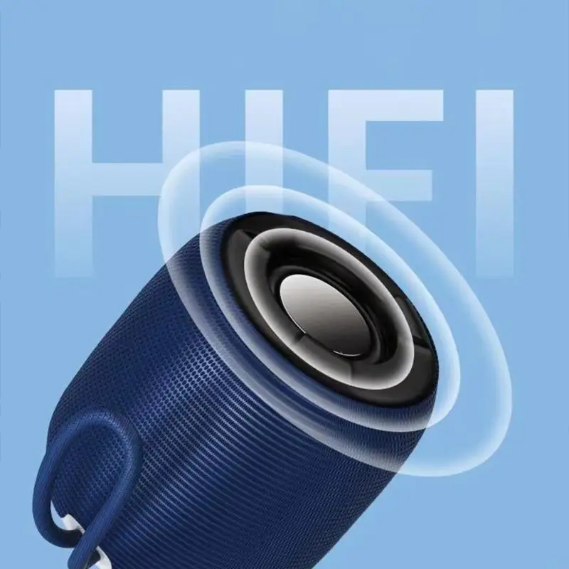 Wireless Pairing Portable Speaker 15W Stereo Sound Wireless Bluetooth-compatible 5.0 Connectivities 5H Long Battery lifes