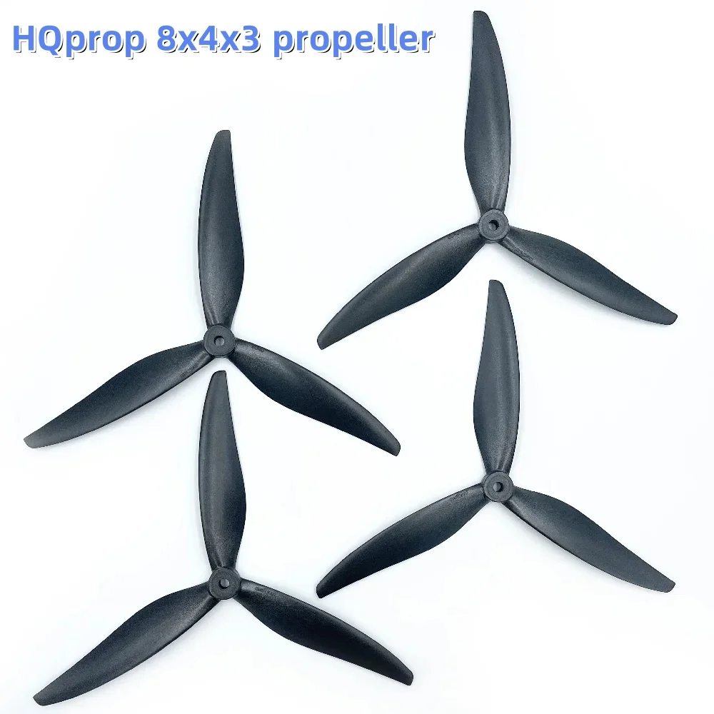 

Пропеллер HQPORP 8X4X3 HQ MacroQuad Prop 3-лопастной 8040 из поликарбоната и нейлона для FPV-дронов Mark4 XL8, 8-дюймовых мультироторных дронов X-класса и радиоуправляемых моделей.