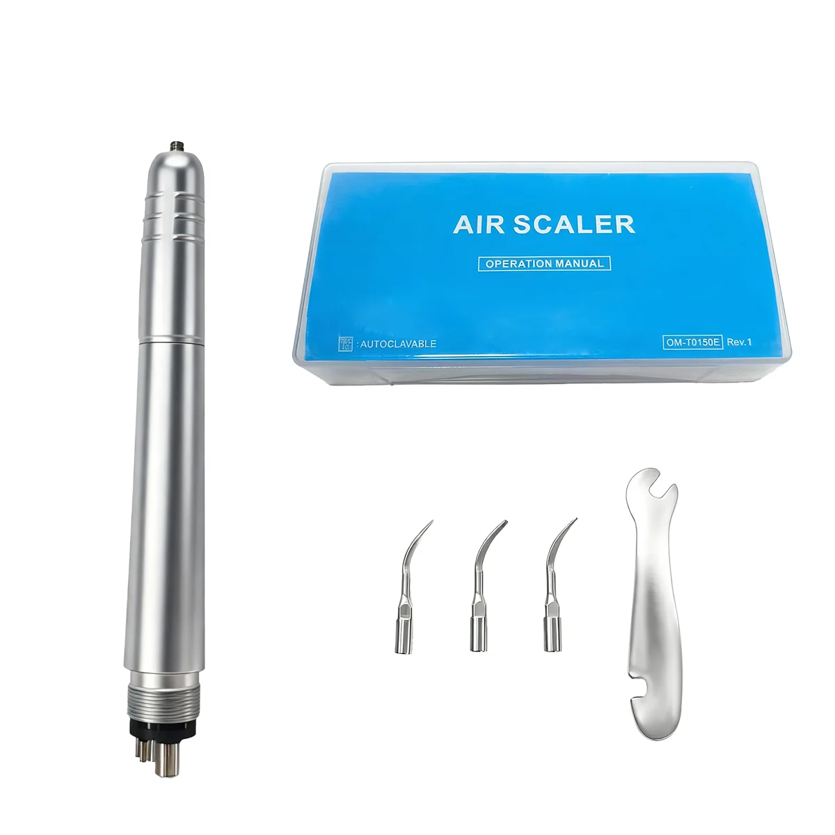 Dental Pneumatic Scaler Ultrasonic Teeth Cleaner High Frequency Low Noise 2/4 Hole Clinic Professional Dental Tools