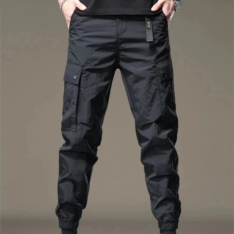 メンズマルチポケットカーゴパンツ,メンズバギーパンツ,高品質,マルチポケット,韓国スタイル,ラグジュアリースラックス,エモ,春,夏,新品