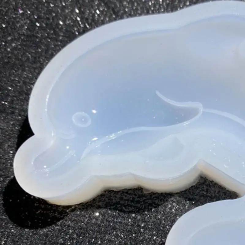 

Y5LB Crystal Epoxy Resin Mold Dolphin Pendant Casting Silicone Mould DIY Crafts Jewellry Making Tools