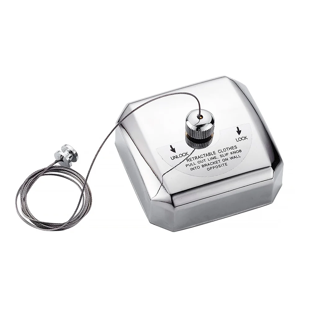 حبل غسيل تلسكوبي قابل للسحب، حبل تعليق للملابس المحمولة، مثالي لملابس غرفة الغسيل الداخلية والخارجية في الفندق