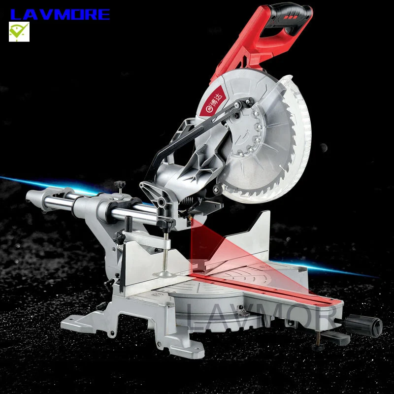 

BORDA 10 Inch double Diagonal rod miter saw 2000W high power aluminum machine cutting wood aluminum stainless steel