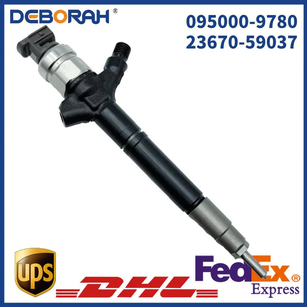 095000-9780 Diesel Fuel Injectors 23670-59037 for Toyota LandCruiser VDJ200