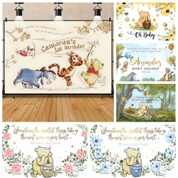 Disney Winnie the Pooh Tigger Kid Girl Boy Birthday Party Banner Backdrop Custom Childs Room Photography Poster Decor Background