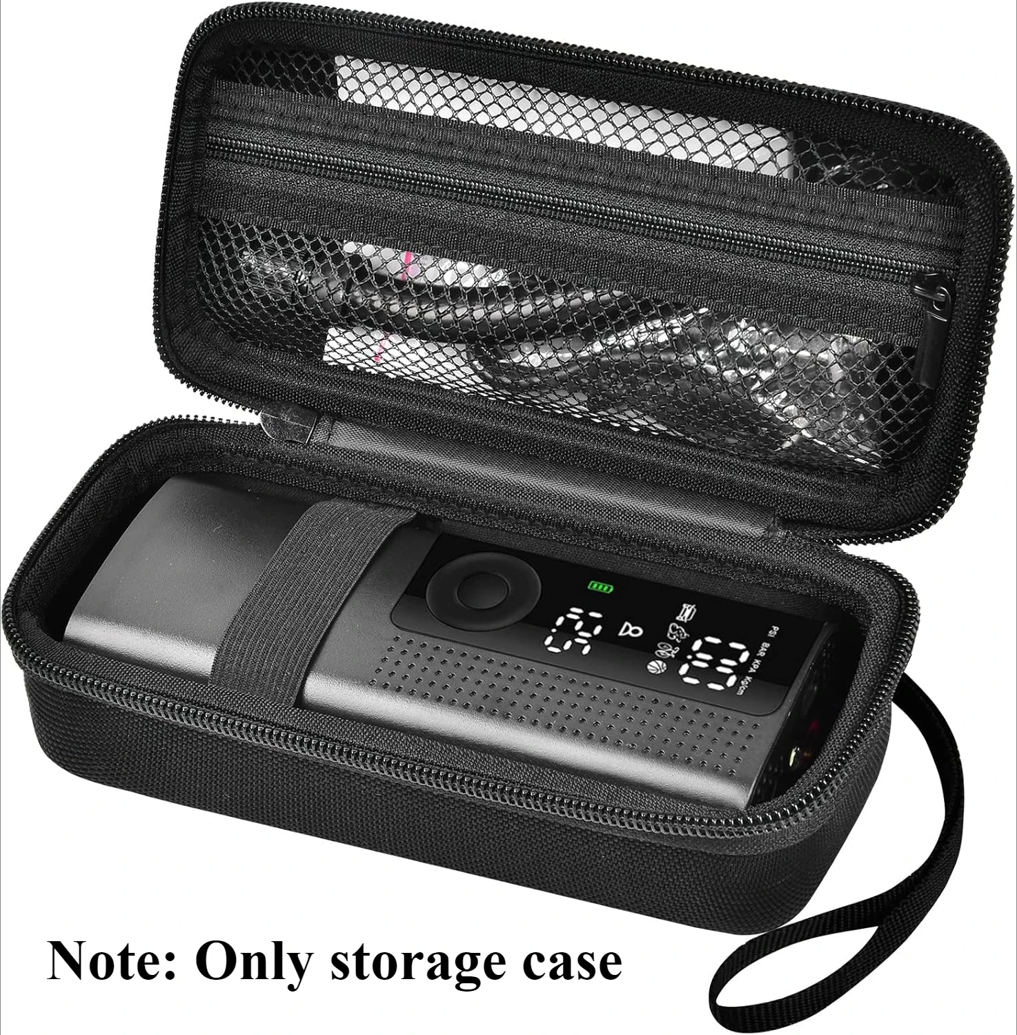 Case Compatible with Portable Air Pump, 120 PSI Air Compressor, Car Tire Inflator Storage Bag (CASE ONLY)