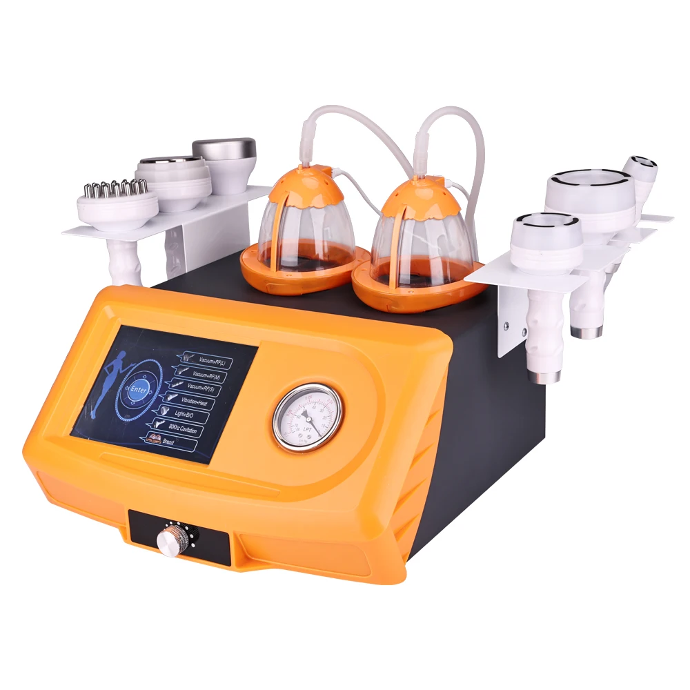 

2 in 1 80K Cavitation Xl Orange Cups Butt Lift Massage Buttocks and Breast Enlargement Vacuum Therapy Machine