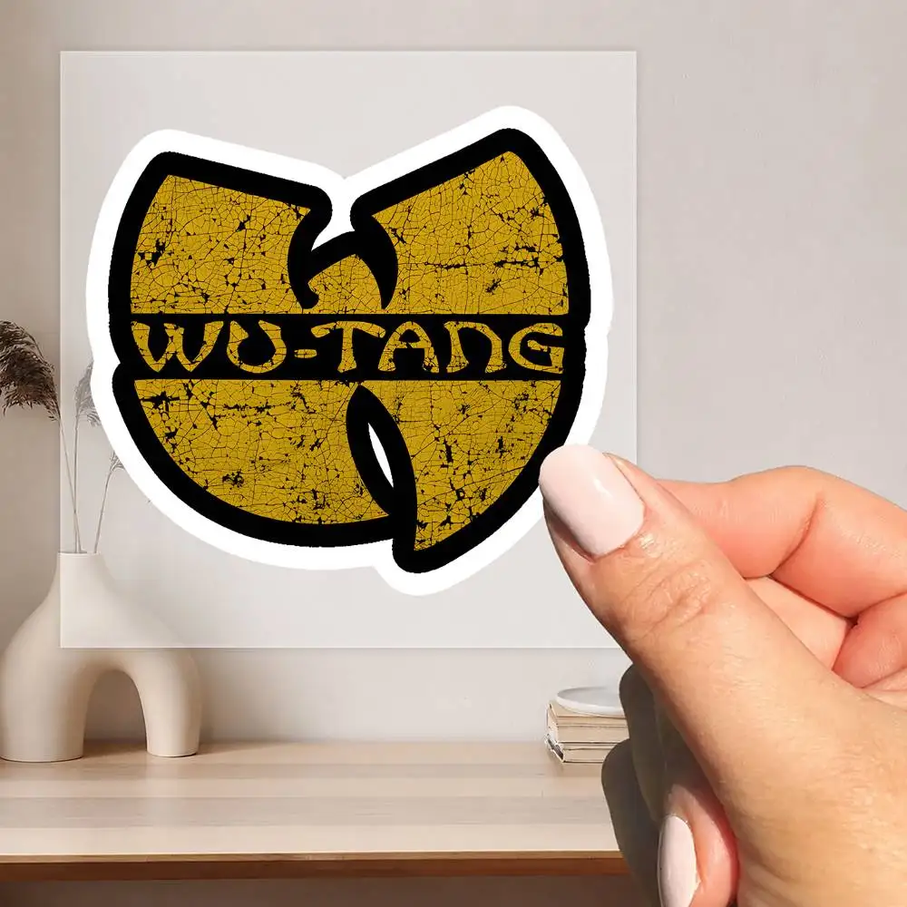 Vintage look Wu Tang Clan Waterproof stickers for decorating car windows motorcycles and computers.