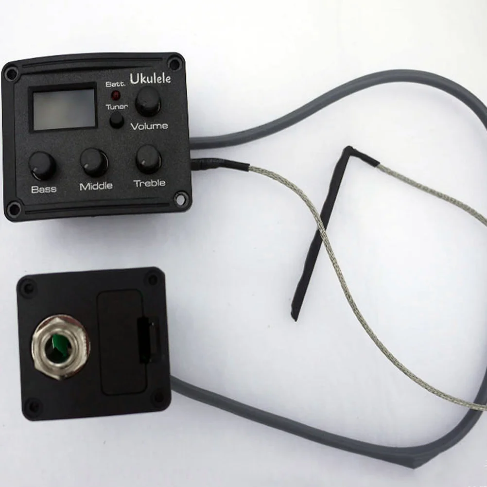 

Ukulele Preamp Tuner Bands Plastic Guitar Bass Piezo Electric Metronome Ukulele Preamp Eq Equalizer