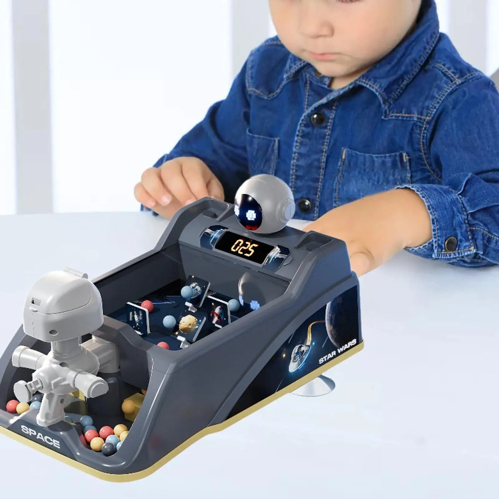 Juego de Pinball para niños, juego de mesa multifunción, regalos de cumpleaños, juego interactivo portátil, rompecabezas educativo, desafío para niños