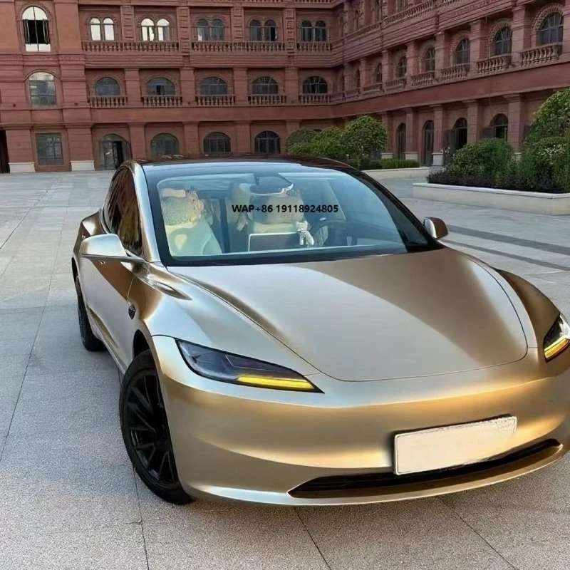 TPU Champagne Gold Car Wrap Film Gloss Metallic Color Change Film Car Paint Protection Film TPU Color PPF