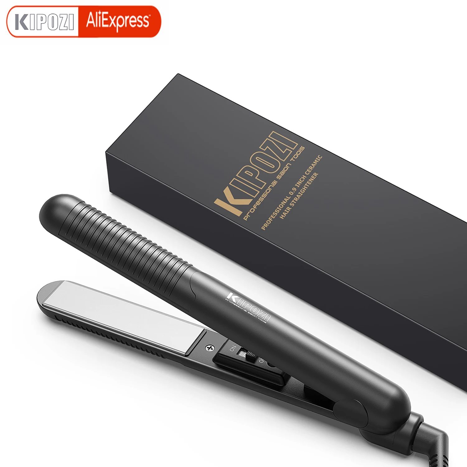 KIPOZI Small Flat Iron for Short Hair Travel Size Ceramic Hair Straightener Lightweight Portable Small Straightening Iron