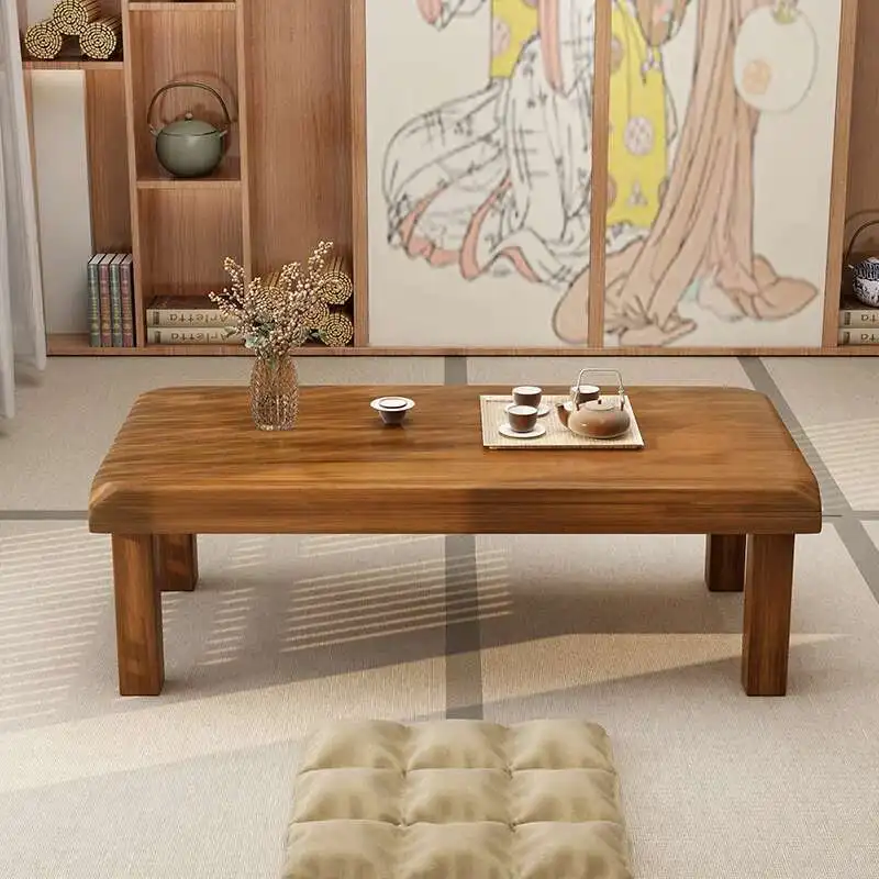 

Standing Moving Coffee Table Decoration Wood Modern Side Table Living Room Kitchen Dinner Mesa Auxiliar Salon Furniture