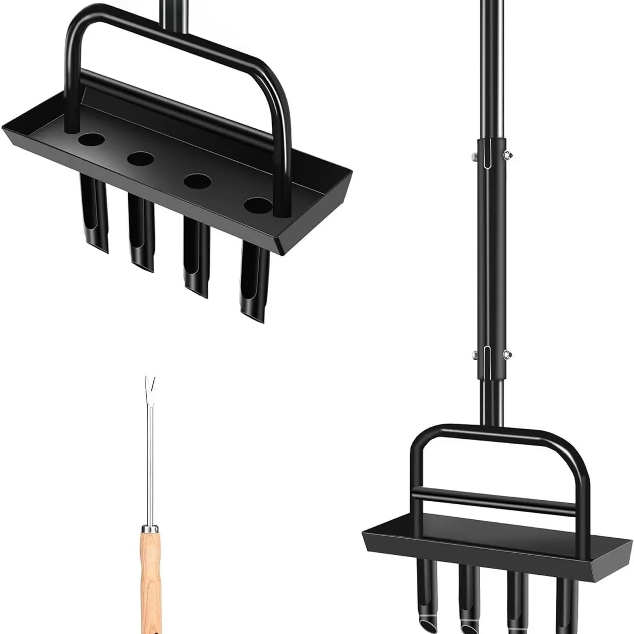 Pillar Crusher Soil Tool Lawn Aerator Spike Manual Tool