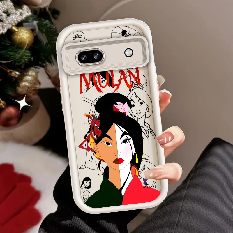 Mulan Dragon Art Popular For Google Pixel 9 8A 8 7 7A Pro XL 5G Eye Ladder Phone Case Soft TPU Shockproof Cover Cover