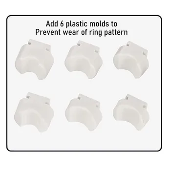 Ring Bender Nylon Dies for Spoon Metal Pattern, for Replacing The Overused Nylon Dies of The Ring Bender