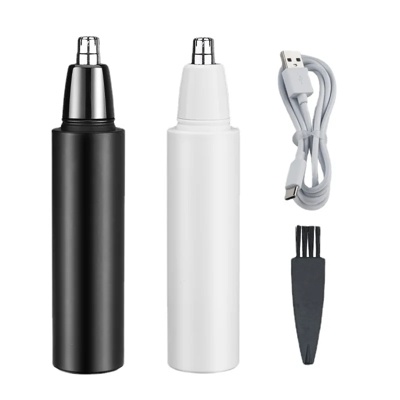 Recortador de nariz eléctrico profesional, afeitadora portátil de pelo de oreja y nariz, limpiador de eliminación seguro a prueba de agua, recargable