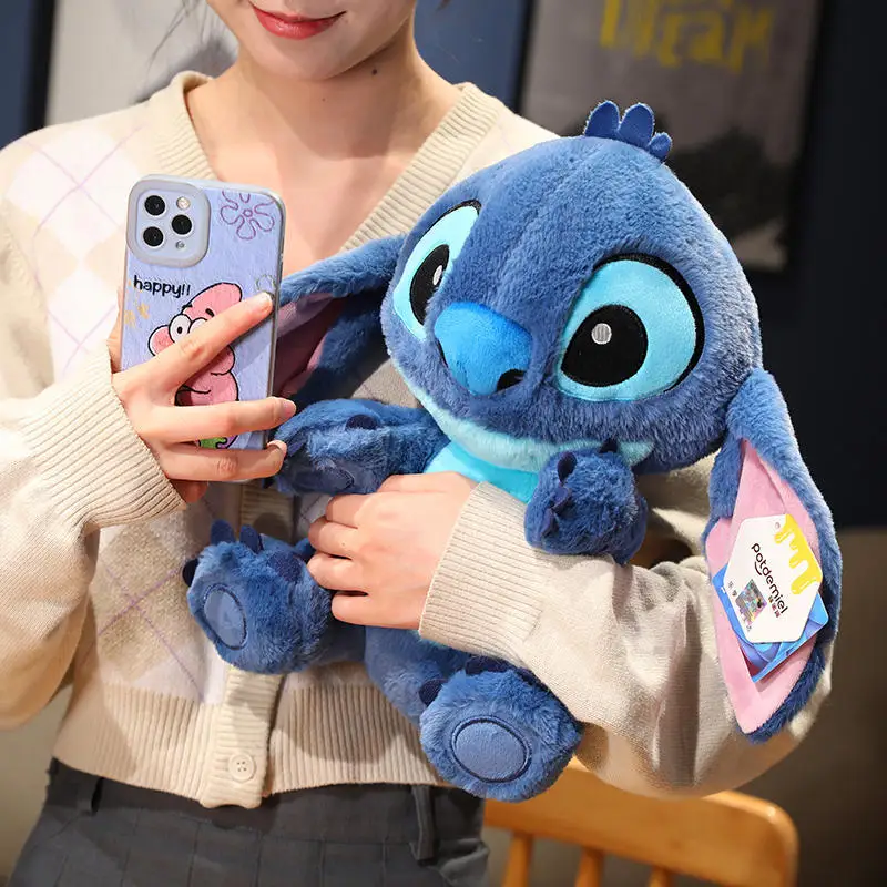 Genuine Disney Stitch Angel Scrump Plush Toy Anime Lilo & Stitch Stuffed Toys Kawaii Cartoon Cute Doll Kids Birthday Gift Hot view 2