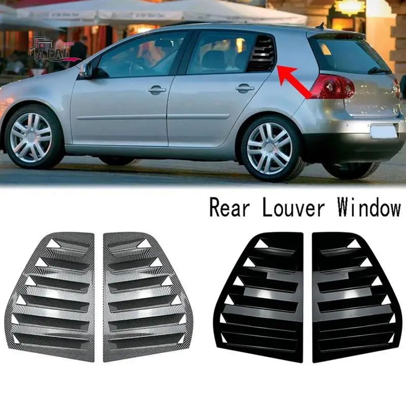 

AEA6-Для Golf 5 MK5 Автомобильная задняя жалюзи, боковая крышка затвора, наклейка, вентиляционное отверстие Scoo
