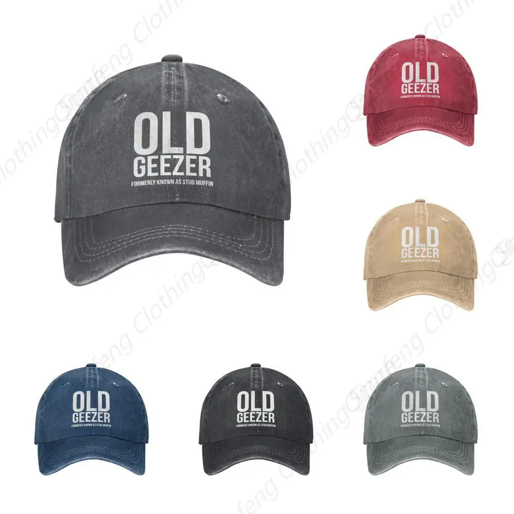 

Old Geezer Formerly Known As Baseball Caps Woman's Mans Cotton Hat Deep Heather