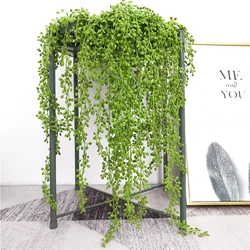 Artificial Plant Vines Wall Hanging Rattan Leaves Branches Outdoor Garden Home Decoration Plastic Fake Silk Leaf Green Plant Ivy