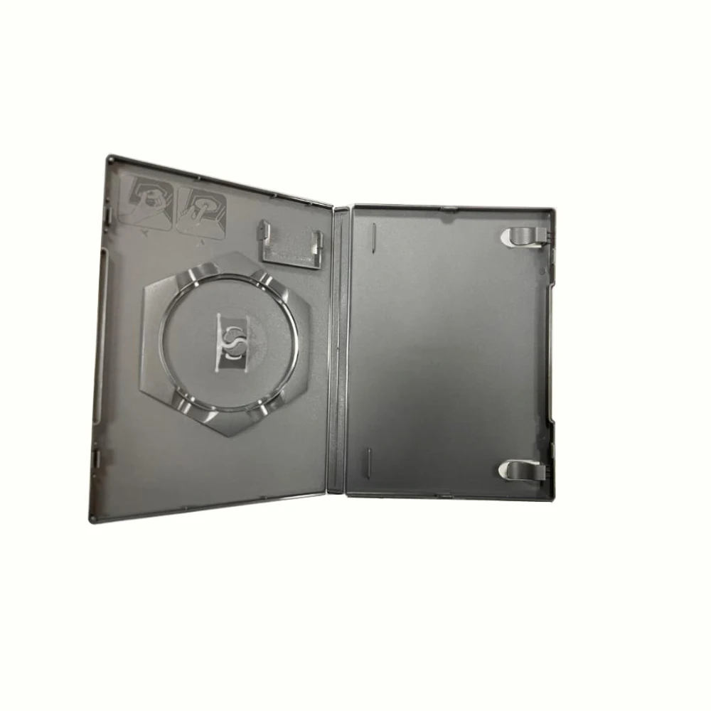Caja de juego con cubierta de plástico para almacenamiento de tarjetas de juego NGC, protector negro