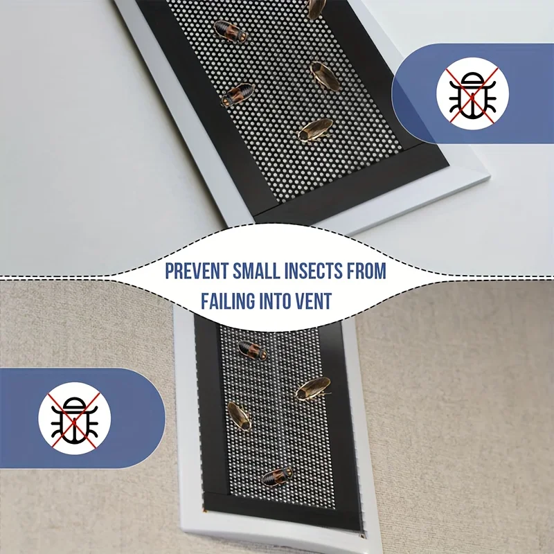 Copertura magnetica per presa d'aria Copertura in rete di PVC per presa d'aria per soffitto a parete di casa