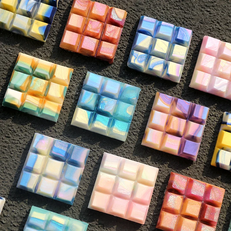 

Fire Paint Seal Wax Particles Mixed Color Pearlescent Creative Special-shaped Chocolate Can Be Broken Fire Paint Wax Particles S