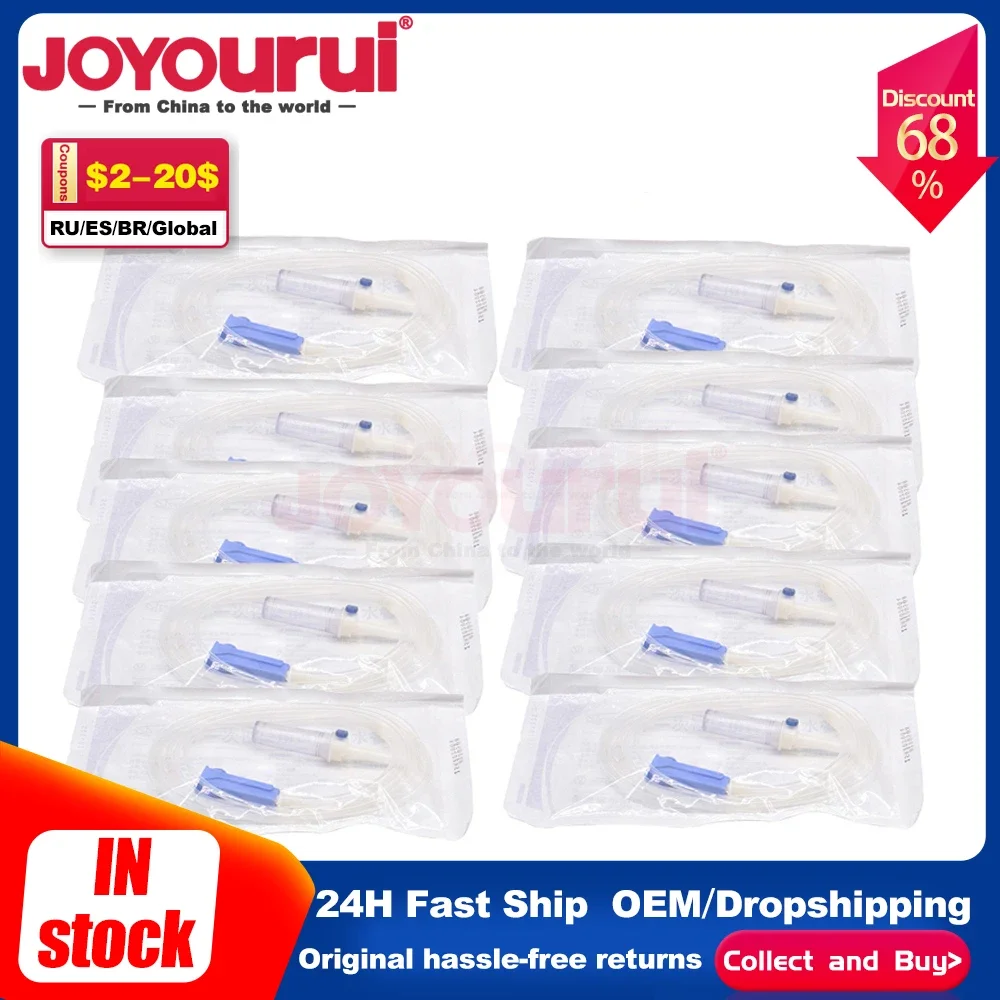 10pcs Dental Implant Water Pipe Oarl Surgery Irrigating Tube Implant Motor Machine Cleaning Tube Transparent Disposable Tube