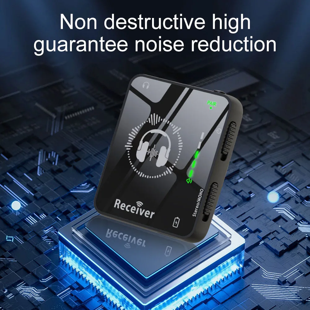 24 Bit48KHz Sample Rate 2.4G Earphone Transmitter Lossless Professional Sound Quality Low Latency Low Noise Monostereo Switch