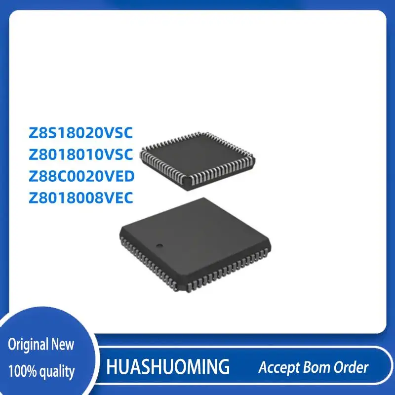 5Pcs/Lot   NEW  Z8S18020VSC     Z8018010VSC   Z88C0020VED   Z8018008VEC   PLCC-68