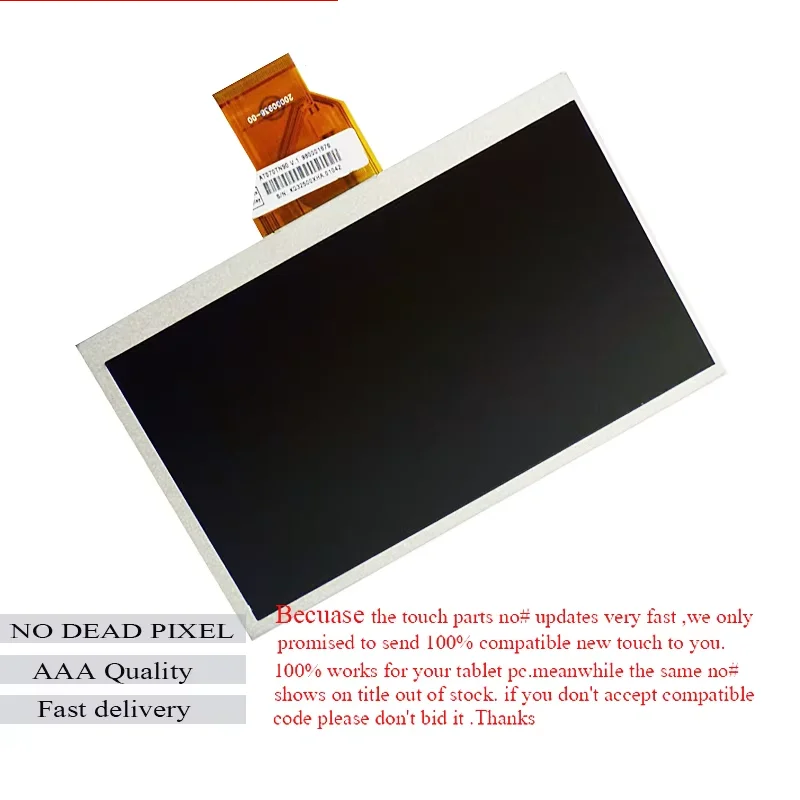 

New 7.0 Inch Replacement LCD Display Screen For Digma a700 165*100mm