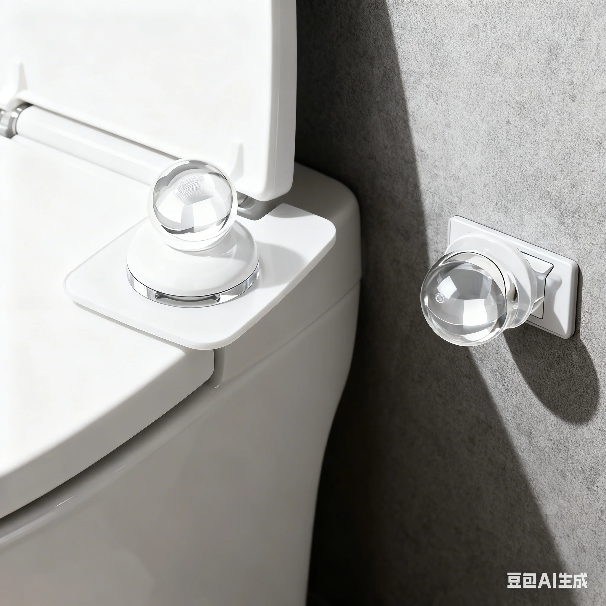 2pcs Toilet Seat Cover Toilet Seat Mat Handle Kit, Easy Operate Toilet Lid Handle Lifter Cabinet Drawer Bathroom Accessories
